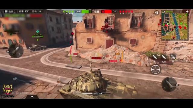 Tank Company Soviet Union T-10M（IS-8）5.3K Output Damage Demo | TigerMan смотреть онлайн