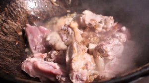 Курица с картошкой и грибами. Готовим в казане.Башкирский рецепт