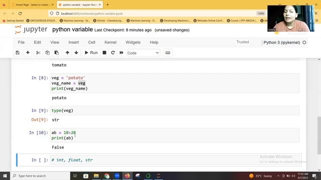 Data Type And Variables In Python | Python In Hindi | Python Learning