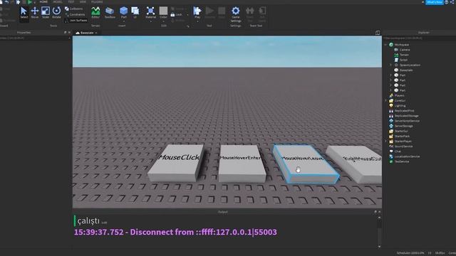 Click Detector | Roblox Studio Dersleri | Roblox Studio смотреть онлайн