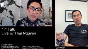 T TALK . Live với . Thai Nguyen Designer . Nhà thiết kế Thái Nguyễn . và . Lây Minh .