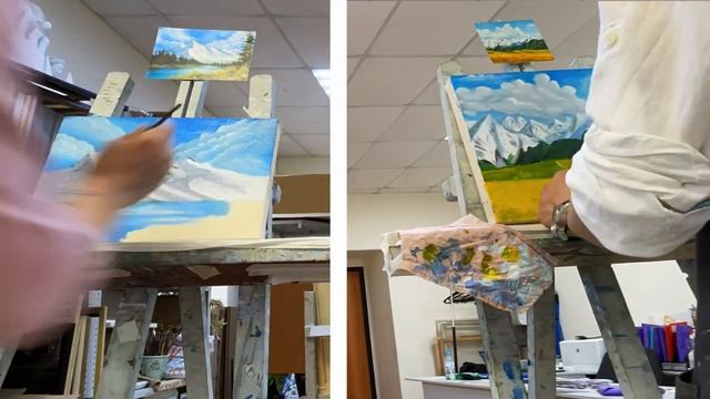 Пробуждение за 3 часа! Рисуем картины маслом смотреть онлайн