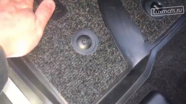3D автомобильные коврики в салон Toyota LandCruiser 200 (Тойота ЛендКрузер 200) Luxmats.ru