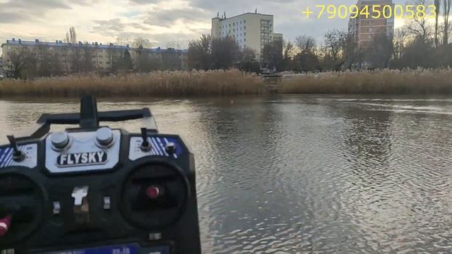 Кораблик JABO 2 с автопилотом для Андрея. смотреть онлайн