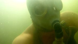 Дайвинг в противогазе ИП-46 (не М!) в 4К, ч.1