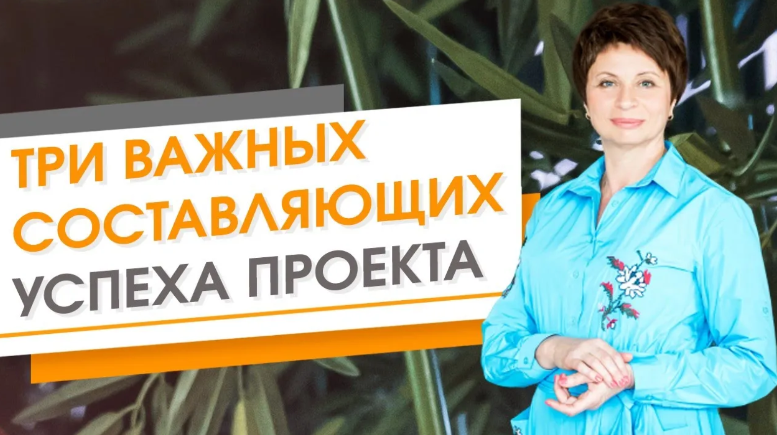 Три важных составляющих успеха вашего проекта. Елена Ачкасова