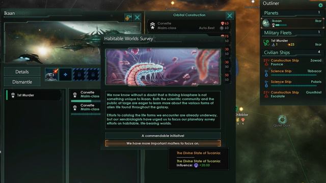 Stellaris 1.2.1 Gameplay: Tucan Empire #1: A Spiritual Quest