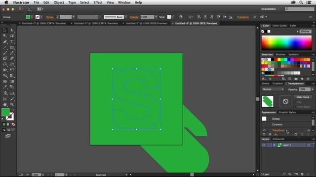 How to Create a Long Shadow in Adobe Illustrator смотреть онлайн