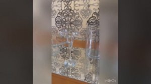 Вариант декора на зеркальной подложке