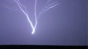 Positive lightning. Положительная молния