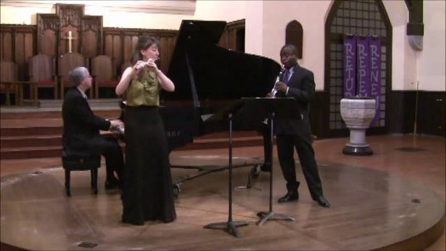 Saint-Saens, Tarantelle - Mimi Stillman, flute - Anthony McGill, clarinet - Charles Abramovic, pian смотреть онлайн