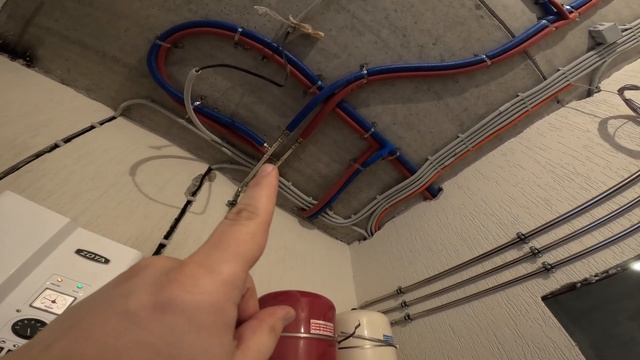 Отопление частного дома 200 кв. м. Котельная на два котла. Первично-вторичные кольца из нержавейки. смотреть онлайн