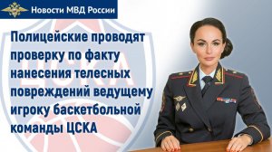 Проводится проверка по факту нанесения телесных повреждений игроку баскетбольной команды