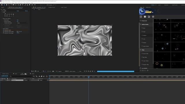 Liquid Marble Effect Backgrounds in After Effects | Tutorial