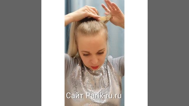 Две простые прически с натуральными шиньонами смотреть онлайн