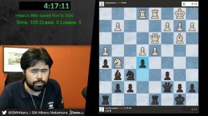 GM Hikaru Nakamura Blitz Speedrun Part 7 - A New Day with a Bongcloud!