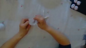 Кукла из ваты.Кукла из ваты своими руками.Ангел из ваты. . Angel de pasqua 2 ч.