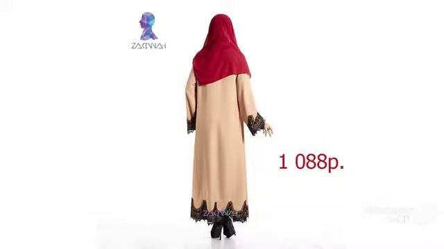 Роскошное мусульманское платье-халат абая с AliExpress смотреть онлайн