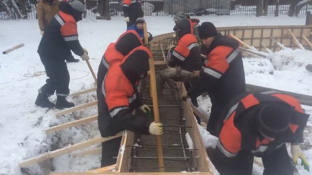 Заливка подпорных стен смотреть онлайн