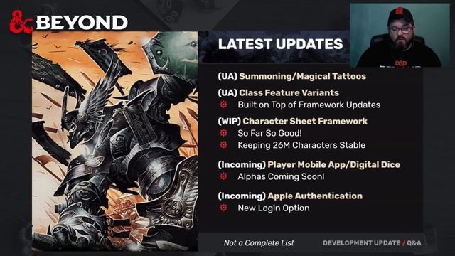 D&D Beyond Dev Update - Digital Dice, Unearthed Arcana & More смотреть онлайн