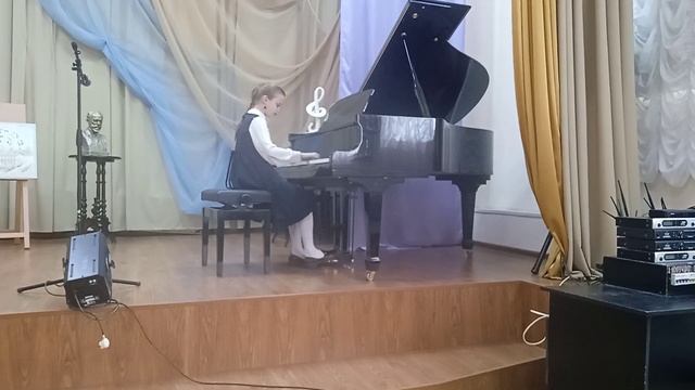 Рахманинов С. "Итальянская полька" исп. Гуськова Виктория 4 класс. смотреть онлайн