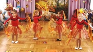 Осенний утренник . Танец "Листопад". Средняя группа детсада № 160 г. Одесса 2021 г.