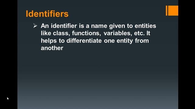 Python Basics 2: Keywords and Identifiers in python | The Py Geeks
