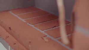 Имитация кирпичной кладки | Декоративный камин своими руками с фактурой кирпича