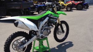 2013 Kawasaki KX450F In Lime Green 2013 Monster Energy Kawasaki KX 450F at Tommy's Motorsports