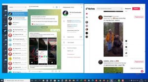 Скачиваем в Telegram видео с TikTok без водяных знаков