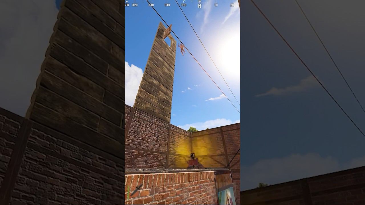 Ловушка на ЛЭП в действии #rust #rustpvp #rustshorts #выживалка #раст #rustgame #rustraid #rustclips