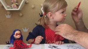 Леди Баг | Как нарисовать маску леди баг | Ladybug face art