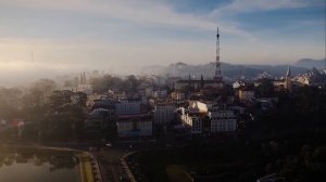 Далат Вьетнам аэросъемка. Da Lat Viet Nam. Vietnam Dalat aerial