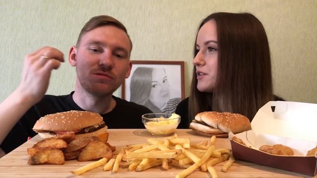 МУКБАНГ БУРГЕР КИНГ | MUKBANG BURGER KING смотреть онлайн