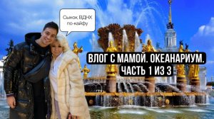 Влог с мамой. Московский Океанариум. Часть 1 из 3/ ВДНХ