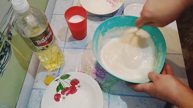 блины с дырочками по-деревенски.