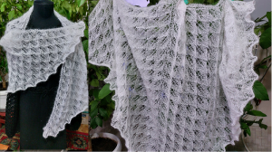 Шаль Кири-Kiri. Обзор моей шали.