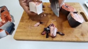 разделка мороженной рыбы по быстрому