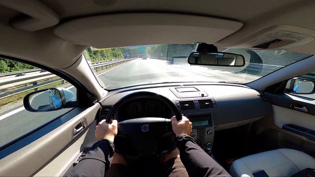 Volvo V50 1.6D 2009 POV Drive Only Highway // No Commentary, Long Video смотреть онлайн