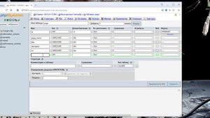 Создание базы данных для сайта