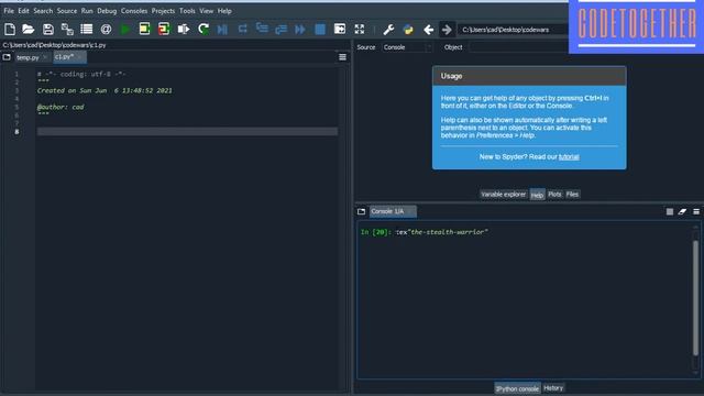 Codewars python challenge #8 -convert string to camel case