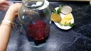 Закатываем компот из кизила на зиму!!!