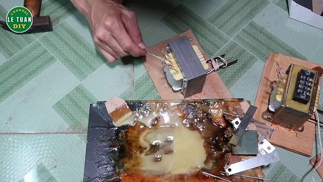 How to make transformer inverter 12v to 50v 100v 120v 220v No IC