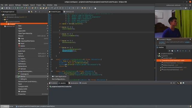 Manipulando arquivo .txt em java смотреть онлайн