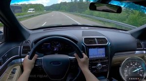 Ford Explorer максимальная скорость автобан POV