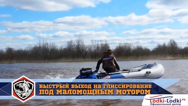 Лодка СТЕЛС 335 АЭРО с мотором 5лс смотреть онлайн