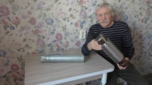 Печка в палатке Снегирь 4 Т Long, самодельная рубашка- кожух на трубу.