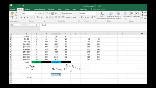Calculo de la media la mediana y la moda para datos agrupados en excel смотреть онлайн