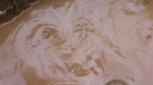 Первая и удачная скважина пробурёна, на самодельной МГБУ с гидравлическим вращателем!