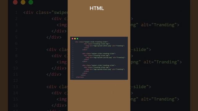 Website cupcake design using html and css